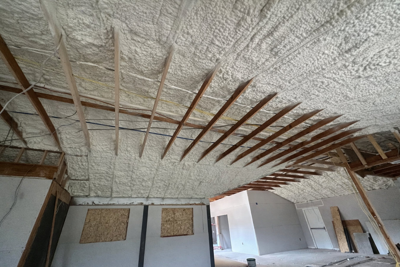 Open-cell foam insulation